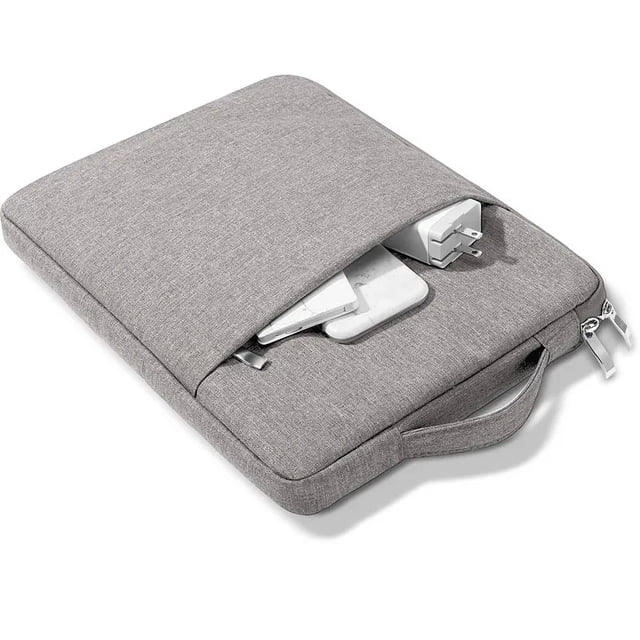 Handbag Sleeve Case for OnePlus Pad 2023 11.6 inch Shockproof Pouch Cover for OPPO Pad 2 11.6'' Tablet Storage Bag with Pockets Light Grey OPP Pad Air2 11.4
