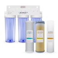 thumbnail image 1 of Max Water Système de Filtration à Réduction de Nitrate de 10 Pouces à 3 Étapes, pour Toute la Maison, Sédiment + Anion + CTO, 1 of 5