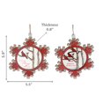 thumbnail image 4 of Wooden Round Cardinal Ornament (Asstd) - Set of 6, 4 of 4