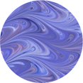 thumbnail image 1 of Ahgly Company Tapis Rond Lavable en Machine Intérieur Transitionnel Bleu Ciel, 7 Pieds Rond, 1 of 7