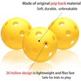 thumbnail image 3 of 12 Pack Plastic Baseball Practice Baseballs for Hitting, Indoor Outdoor Lightweight Balls Baseball Batting Training, 3 of 7