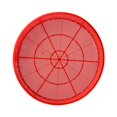 thumbnail image 4 of jinwen Red Round Sieve Flexible Portable Drying Rack for Outdoor Garden Fruits 4mm Hole Diameter, 4 of 9