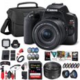 thumbnail image 2 of Canon EOS Rebel SL3 DSLR Camera with 18-55mm Lens (Black) (3453C002) + Canon EF(International Model), 2 of 7