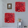 thumbnail image 3 of Dvkptbk Plastic Flower Wall Decoration Simulation Flower Wall Wedding Decoration Artificial Flowers Rose Wall Flowers Wedding Flowers Suitable for Multi-Scene Flower Wall Home Decor, 3 of 4