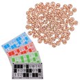 thumbnail image 2 of 1 Ensemble de Cartes de Chiffres Bingo Jeu d'Échecs Bingo et de Pièces d'Échecs de Chiffres Accessoires de Jeu, 2 of 8