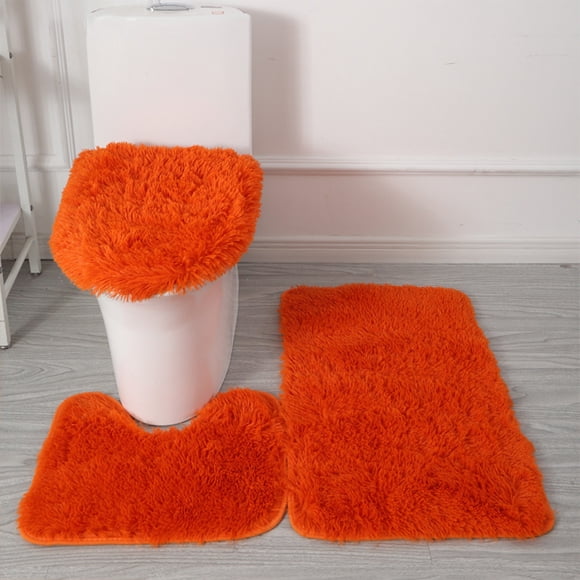 Non Slip Bathroom Carpet Set – Super Soft Absorbent Bath Mat, Plush Bathtub Carpet for Shower Floor, Quick Drying Bathroom Rug for Sink or Tub