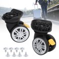 thumbnail image 1 of LIZEALUCKY Roues de Valise, Lot de 2 Roues Pivotantes de Remplacement pour Valise de Voyage Roulements en Plastique Ensemble de Réparation pour Kits de Bagages, 1 of 9