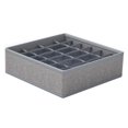 thumbnail image 2 of Luzkey Underwear Socks Storage Box Cabinet Closet Organizer Bathroom Washable Dividers Multifunction Storage Bin Container for Socks Light Gray 24 Grid, 2 of 8