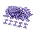 thumbnail image 1 of VONKY 50 Pieces Cute Satin BOW Ribbon Applique Embellishments Light Purple, 1 of 8