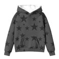 thumbnail image 3 of RXIRUCGD Sweat à Capuche Imprimé à Manches Longues pour Garçons et Filles (Gris Foncé, Taille : 5-6 Ans), 3 of 3