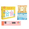 thumbnail image 2 of PENGXIANG Magical Tracing Workbook Reusable Calligraphy Copybook Toddler Learning Activities For Kids Children  E, 2 of 2