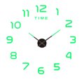 thumbnail image 2 of SuoKom Mirror Surface Wall Clock Big Size Wall Decorative Clocks Silent Non Ticking Motion Clocks, 2 of 6