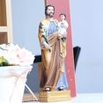 thumbnail image 1 of Saint Joseph avec Enfant Jésus 8 Pouces Cadeau Chrétien H statue en Résine de Collection statue Religieuse Colorée Cadeau, 1 of 8