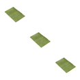 thumbnail image 4 of Youkk Polyester Chenille Bath Mat - Strong Water Absorption Exquisite Crafted Soft Texture No Shedding Yellow Green 40cm*60cm 3Set, 4 of 6