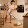 thumbnail image 4 of Automatic Pressure Clamping Floor Wiper with Reusable Microfiber Towels One-Button Change No Hand Washing Required, 4 of 7