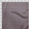 thumbnail image 4 of oneOone Polyester Spandex Medium Blue Fabric Asian Kilim Sewing Material Print Fabric By The Yard 56 Inch Wide, 4 of 5