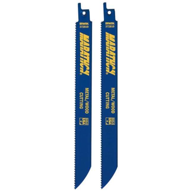 Irwin Industrial Tool 8in. 10 TPI Metal & Wood Reciprocating Saw Blade  372810