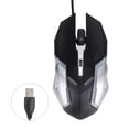 thumbnail image 2 of Gaming Mouse Wired, Computer Mouse Wired Sturdy Durable Game Level Sensors  for Home for Office Black,White, 2 of 7