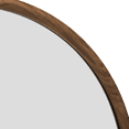 thumbnail image 4 of Bouclair Miroir Rond à Cadre en Bois Noyer, 4 of 5