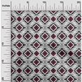 thumbnail image 2 of oneOone Cotton Flex Wine Fabric Abstract Geometric Craft Projects Decor Fabric Printed By The Yard 40 Inch Wide, 2 of 4