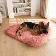 Orthopedic Calming Dog Bed for Large Breeds with Memory Foam Bolster Sofa Design Removable Washable Cover and Non- Bottom Egg Crate Comfort Pet Bed