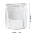 thumbnail image 3 of Transparent Hydroponic Small Potted Pots Indoor Living Room Desktop Transparent Hydroponic Plastic Flower Pots A Must For Green Lovers Transpare, 3 of 6