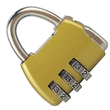 Luggage Locks,Padlock 3 Digit Combination Combination Lock Locker Lock Time-Tested Durability