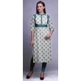 thumbnail image 2 of Bimba Robe Kurti Longue Indienne Imprimée, Tunique Droite, Robes pour Femmes, 2 of 5