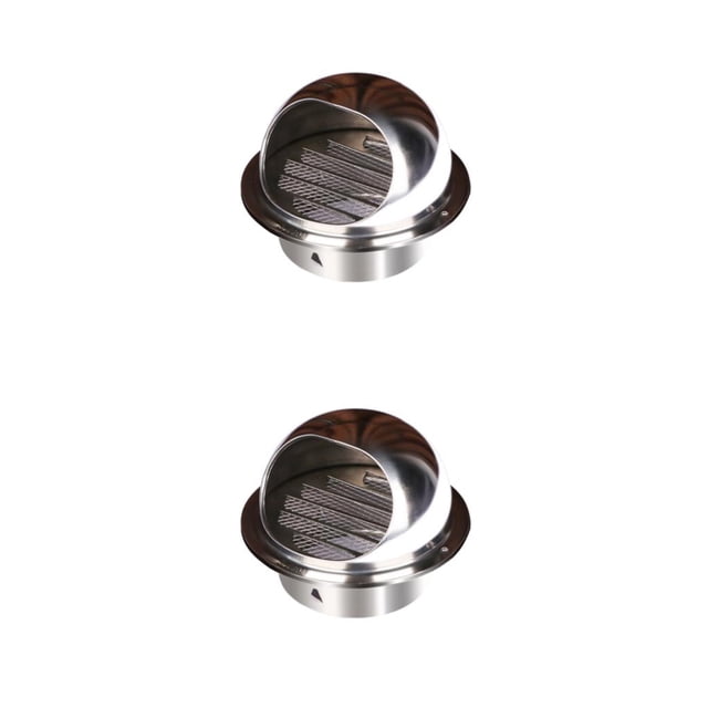 Transemion Aération en Acier Inoxydable Robuste et Durable pour n'Importe Où Non 60mm 2Set