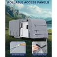 thumbnail image 2 of GloryStar All-Season Motorhome Cover, Fits 18-20FT & 20-22FT RVs, Breathable Rip-Stop 4-Ply Material, Windproof Straps, UV Resistant Protection, 2 of 7