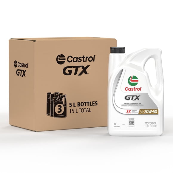 Castrol GTX 20W50 5L Case Pack