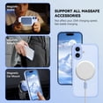 thumbnail image 3 of VENINGO Magnetic for iPhone 17 Case, Compatible with Mag-safe, Shockproof Protection Slim Non-Slip Translucent Matte Protective Phone Cover, Blue, 3 of 8