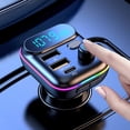 thumbnail image 1 of Bluetooth FM Transmitter for Car with Fast USB Charging & Hands-Free Calling, 1 of 7