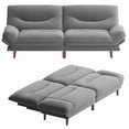 thumbnail image 1 of Homall Futon Sofa Bed with Adjustable Backrest & Five Angles Adjustable Armrests Sofa Couch for Small Spaces Living Room Office, 1 of 7