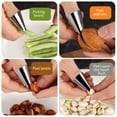 thumbnail image 3 of Cots pour Doigts 3 Pcs en Acier Inoxydable pour Cuisine, protection des Ongles, 3 of 6