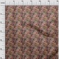 thumbnail image 3 of oneOone Coton Tissu Marron Texture Feuille Robe Tissu Tissu Imprimé par la Cour 42 Pouces de Large, 3 of 4