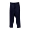 thumbnail image 1 of JMYHOAM Pantalon d'Uniforme de Rentrée Scolaire pour Garçons Pantalon pour Garçons Pantalon de Costume Uni pour Garçons et Filles Pantalon Ample Quotidien Pantalon d'Élève, 1 of 3
