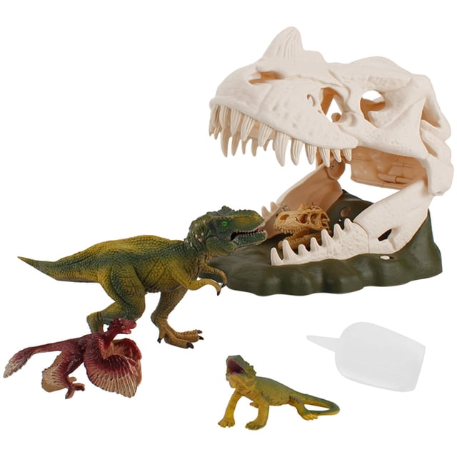 HILABEE Dinosaur Model Dinosaur Toys Action Figure Toy Teaching Skeleton Model for
