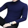 thumbnail image 1 of Chandail à Col Roulé pour Homme, Tricot, Haut, Mode Urbaine, 1 of 4