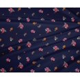 thumbnail image 4 of oneOone Polyester Lycra Fabric Leaves & Flower Floral Decor Fabric Printed BTY 56 Inch Wide, 4 of 4