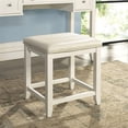 thumbnail image 2 of Crosley Tabouret de Coiffeuse Vista Blanc, 2 of 5