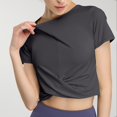 thumbnail image 2 of Yuyuzo Haut d'Entraînement pour Femmes Sans Manches à Col Rond Court Course Actif Yoga Gym T-Shirts, 2 of 7