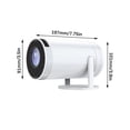 thumbnail image 2 of Boovnll Home Theater, Portable New Independent Table Stand 180 Degree Projector Home Projector Auto Correction, Smart Home, Home, 2 of 9