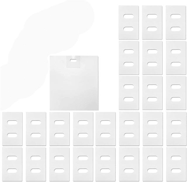 Vertical Blind Repair Tabs-50 Sets Clear Vertical Blind Repair Tabs Vane Saver Self Adhesive Vertical Blinds Repair Kit