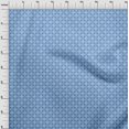 thumbnail image 4 of oneOone Cotton Poplin Light Blue Fabric Geometric Tile Craft Projects Decor Fabric Printed By The Yard 56 Inch Wide, 4 of 4