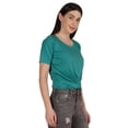 thumbnail image 2 of Inkmeso T-shirt Court d'Été à Nœud Torsadé à l'Avant pour Femmes à Manches Courtes, 2 of 8