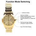 thumbnail image 3 of Quartz Mens Watch, Dual Date Stylish Classic Quartz Stainless Steel Commercial Dress Watch, 3 of 8