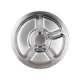 thumbnail image 4 of Aspire 3 Pack Stainless Steel Round Dinner Plate Divided Plates Camping Serving Platter-5 Sections, 4 of 7