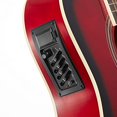 thumbnail image 3 of Jameson Guitars Full Size Thinline Acoustic Electric Guitar with Free Gig Bag Case & Picks Red Right Handed, 3 of 5