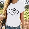 thumbnail image 2 of Birdeem T-Shirts à Manches Courtes Imprimé Tournesol pour Femmes et Filles Grande Taille, 2 of 7